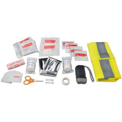 Image of Handies 46-piece first aid kit and safety vest