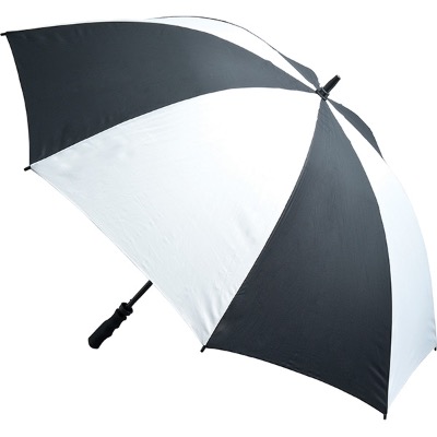Image of Fibreglass Storm Umbrella - Black and White