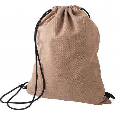 Image of Polyester drawstring backpack